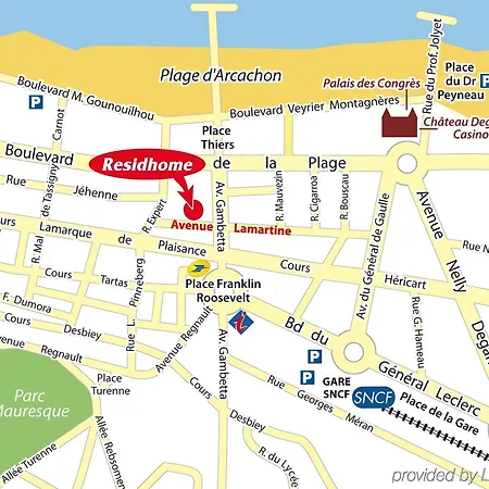 Lägenhetshotell Residhome Plazza Arcachon